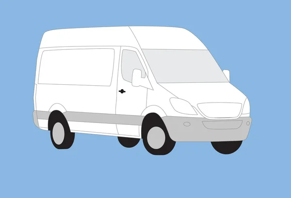 Delivery van — Stock Photo, Image
