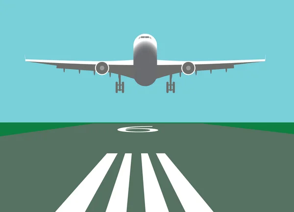 Landing aircraft — Stock Photo, Image