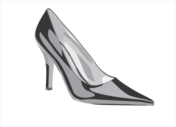 Zapato mujer tacón alto — Vector de stock