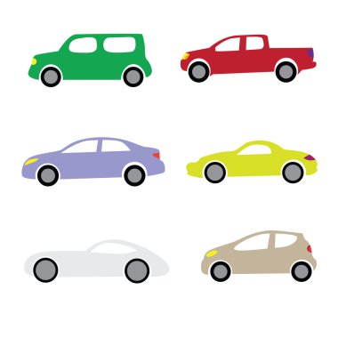 Cartoon cars clipart