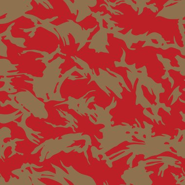 Strawberry camouflage seamless pattern