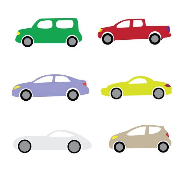 Cartoon voitures — Image vectorielle