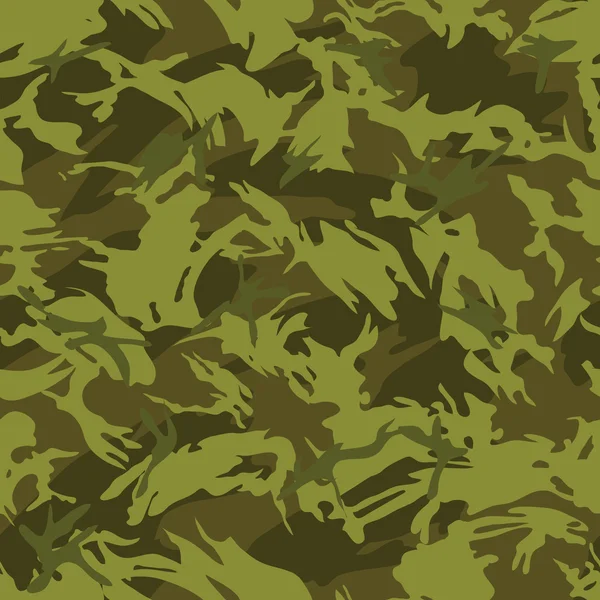 Jungle camouflage seamless pattern — Stock Vector