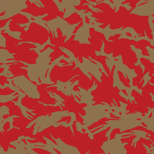 Strawberry camouflage seamless pattern — 스톡 벡터