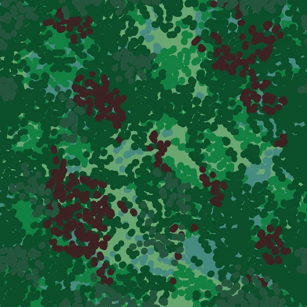 German bundeswehr woods camouflage seamless pattern — 图库矢量图片