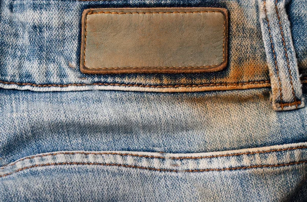 Jeans etiket — Stok fotoğraf