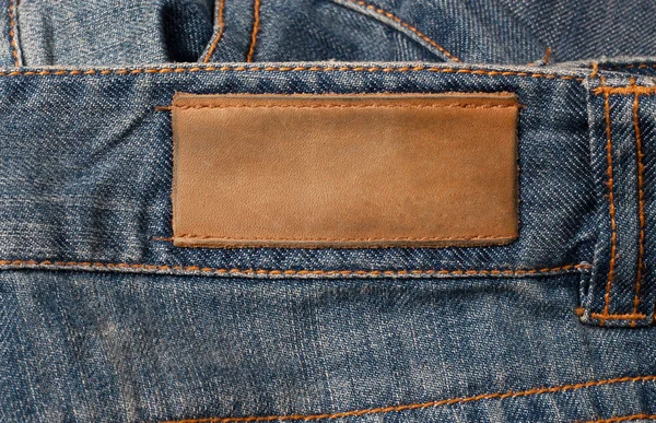 stock image Jeans label