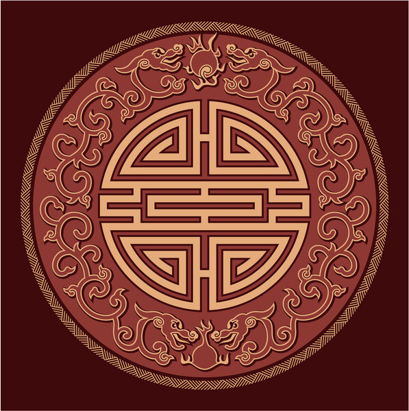 Oriental Feng Shui Pattern