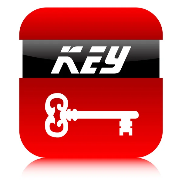 Key button — Stock Vector