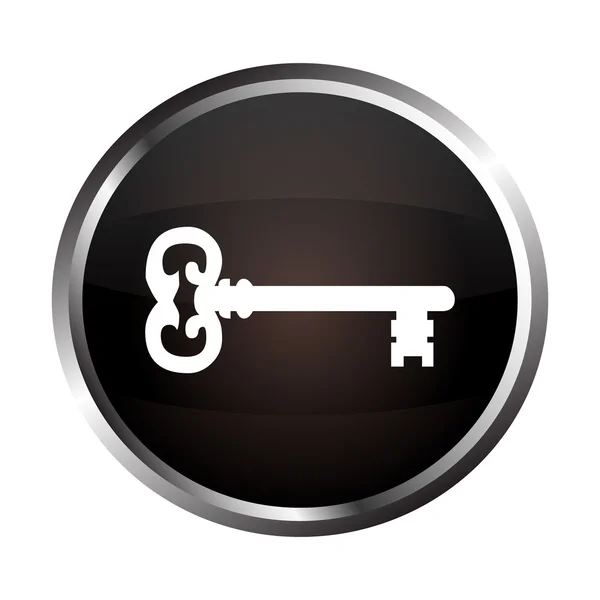 Key button — Stock Vector