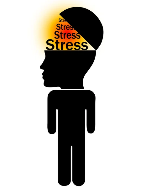 Стрес значок — стоковий вектор