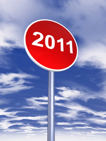 stock image Year 2011 banner