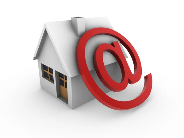 Email home — Stock Photo, Image