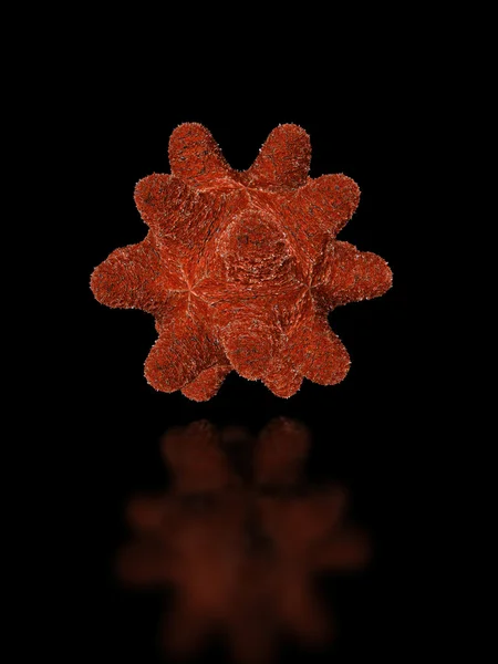 Orange bacteria — Stock Photo, Image