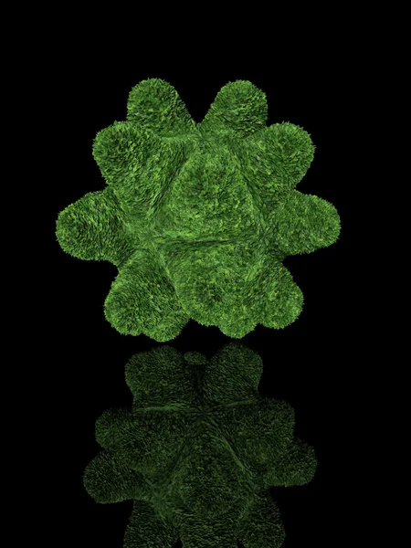 绿色的细菌 — 图库照片