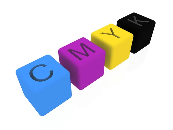 CMYK-färger — Stockfoto