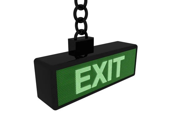 Exit panel — Stock Photo, Image