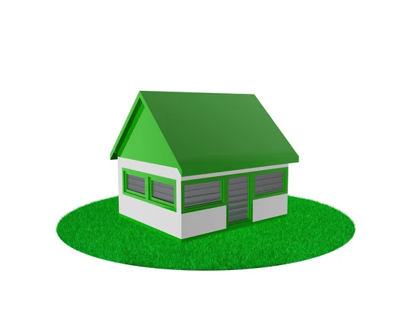 Casa en la hierba — Foto de Stock