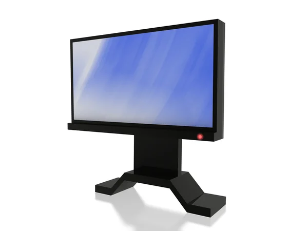 Obrazovka LCD modrá — Stock fotografie