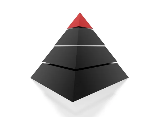 Gráfico da pirâmide — Fotografia de Stock