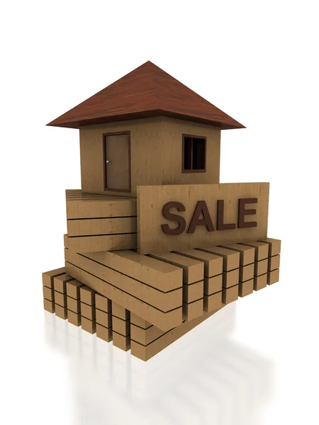 Sale house — Stock Photo, Image