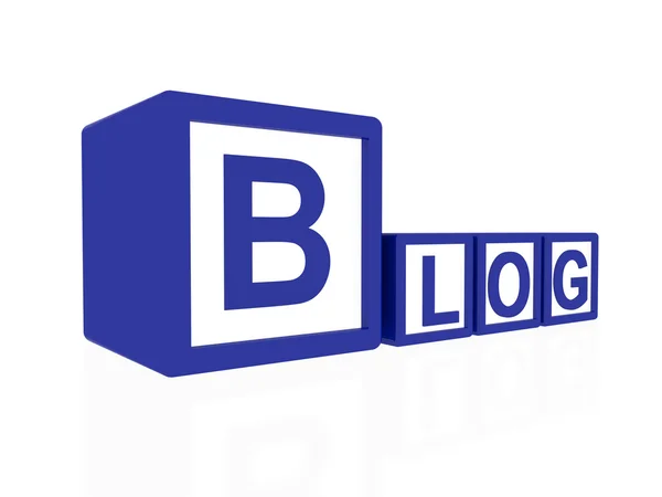 Blog na boxy — Stock fotografie
