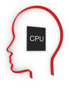 CPU içinde insan kafası