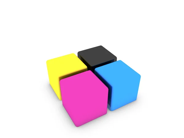 CMYK-kleuren — Stockfoto