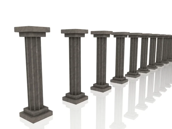 Columns of stones — Stock Photo, Image