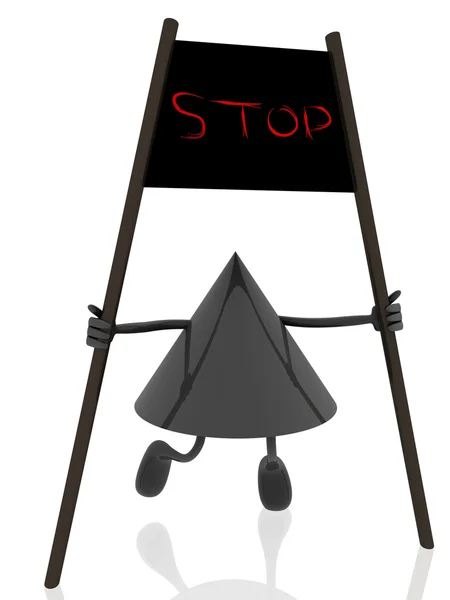Stopp-Banner — Stockfoto