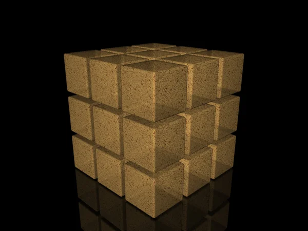 Cubi lucidi — Foto Stock