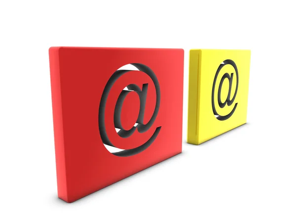 Email signs — Stock Photo, Image