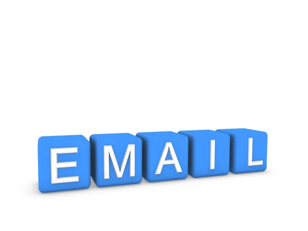 Caixas de correio electrónico — Fotografia de Stock