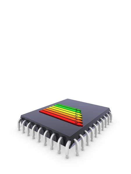 CPU de energia — Fotografia de Stock