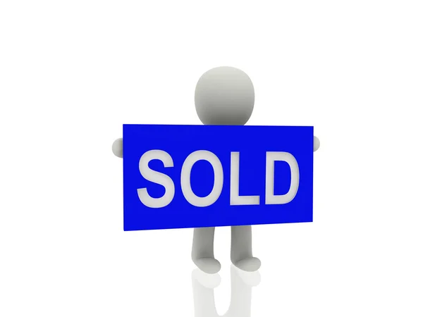 Sold banner — Stock Photo, Image