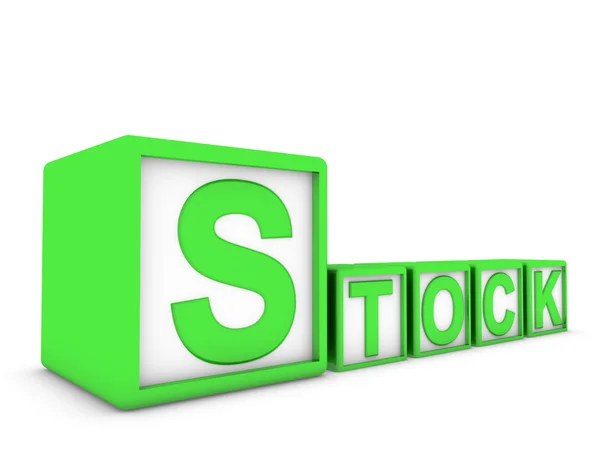 Stock hecho de cajas — Foto de Stock