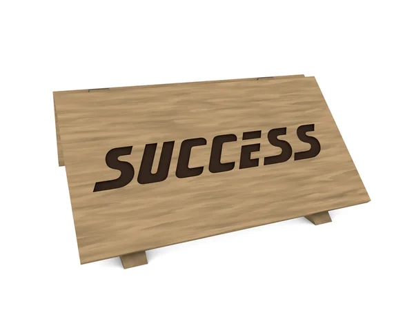 Succes houten paneel — Stockfoto