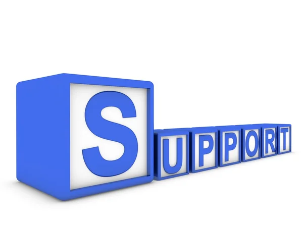 Support made of cubes — Stock Photo, Image