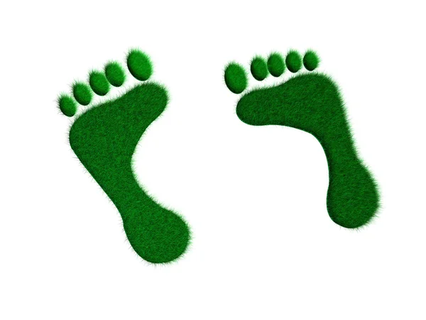 Footprint illustration — Stock Photo, Image