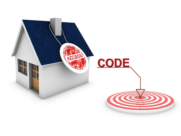 Code access home — Stock Photo, Image