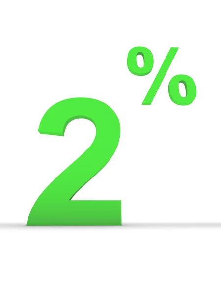 Duas percentagens de fundo — Fotografia de Stock