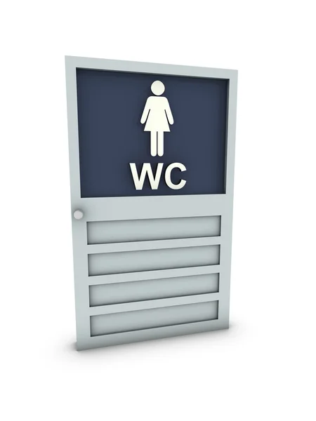 WC pro ženy女性のためのトイレ — Stock fotografie