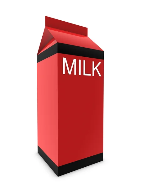 Scatola del latte — Foto Stock