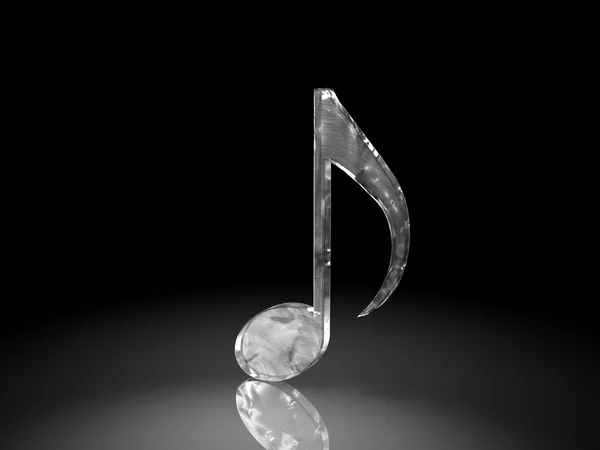 3D Müzik Notası — Stok fotoğraf