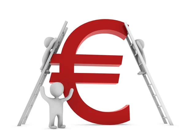 Simbolul euro pentru constructii — Fotografie, imagine de stoc