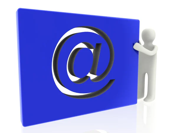 Email sign — Stock Photo, Image