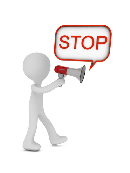Stop message — Stock Photo, Image