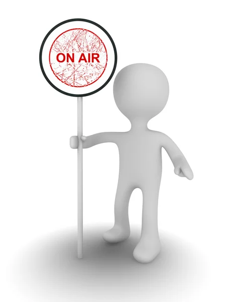 On air banner — Stock Photo, Image