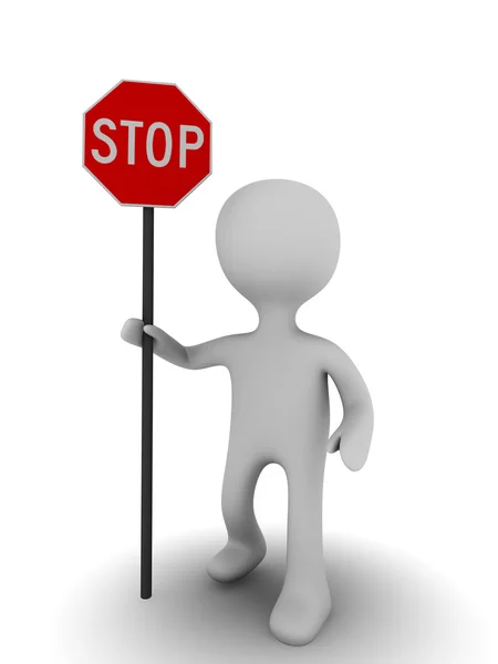 Stop señal de tráfico —  Fotos de Stock