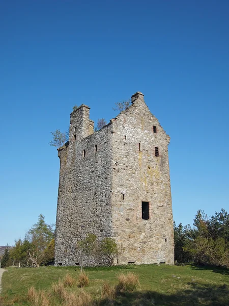 Invermark slott återstår, angus, Skottland. — Stockfoto